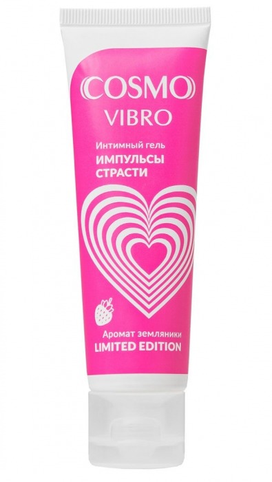 Возбуждающий гель на водно-силиконовой основе Cosmo Vibro с ароматом земляники - 50 гр. - Биоритм - купить с доставкой в Одинцово