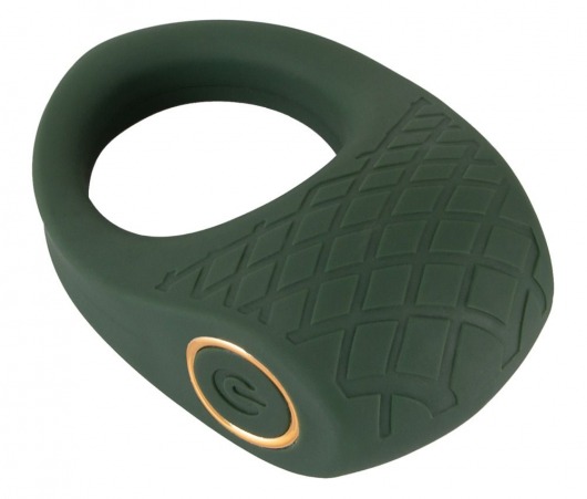 Зеленое эрекционное виброкольцо Luxurious Vibro Cock Ring - Orion - в Одинцово купить с доставкой