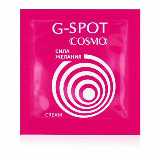 Стимулирующий интимный крем для женщин Cosmo G-spot - 2 гр. - Биоритм - купить с доставкой в Одинцово