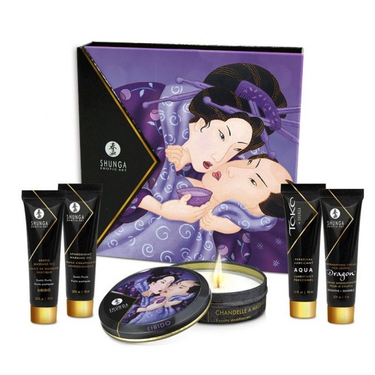 Подарочный набор Geishas secret из 5 предметов - Shunga - купить с доставкой в Одинцово