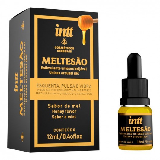 Возбуждающий унисекс гель Meltesao - 12 мл. - INTT - купить с доставкой в Одинцово