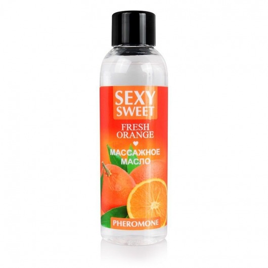 Массажное масло Sexy Sweet Fresh Orange с ароматом апельсина и феромонами - 75 мл. - Биоритм - купить с доставкой в Одинцово
