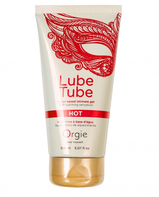 Интимный гель на водной основе Lube Tube Hot с разогревающим эффектом - 150 мл. - ORGIE - купить с доставкой в Одинцово