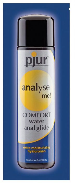 Анальный лубрикант pjur ANALYSE ME Comfort Water Anal Glide - 2 мл. - Pjur - купить с доставкой в Одинцово
