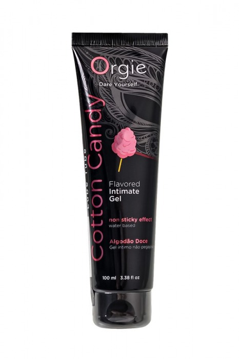 Интимный гель на водной осное Lube Tube Cotton Candy со вкусом сахарной ваты - 100 мл. - ORGIE - купить с доставкой в Одинцово