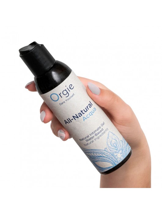 Интимный гель на водной основе Orgie All-Natural Acqua - 150 мл. - ORGIE - купить с доставкой в Одинцово