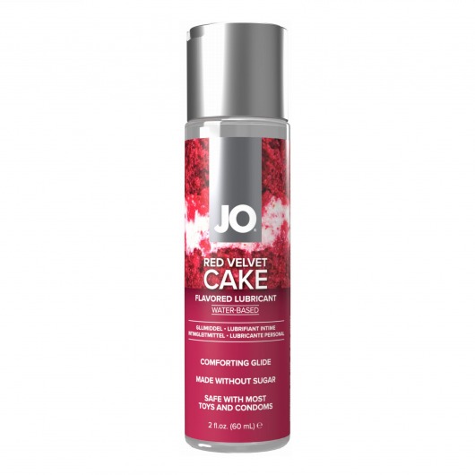 Лубрикант на водной основе JO H2O Red Velvet Cake Flavored Lubricant - 60 мл. - System JO - купить с доставкой в Одинцово