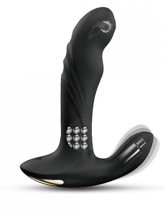 Черный вибромассажер простаты Multi P-Joy с 3 моторами - Dorcel - в Одинцово купить с доставкой