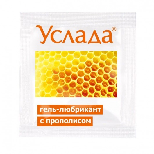 Гель-лубрикант «Услада с прополисом» - 3 гр. - Биоритм - купить с доставкой в Одинцово
