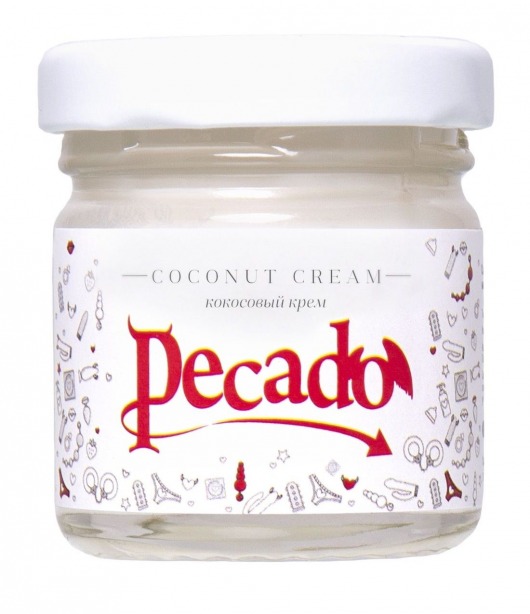 Массажная свеча Сoconut Cream - 35 мл. - Pecado - купить с доставкой в Одинцово