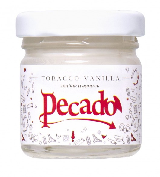 Массажная свеча Tobacco Vanilla - 35 мл. - Pecado - купить с доставкой в Одинцово