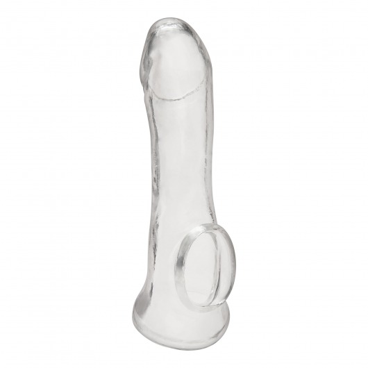 Прозрачная насадка на пенис Transparent Penis Enhancing Sleeve Extension - 15,9 см. - BlueLine - в Одинцово купить с доставкой