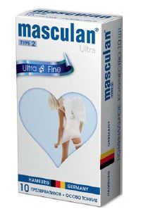 Ультратонкие презервативы Masculan Ultra Fine с обильной смазкой - 10 шт. - Masculan - купить с доставкой в Одинцово
