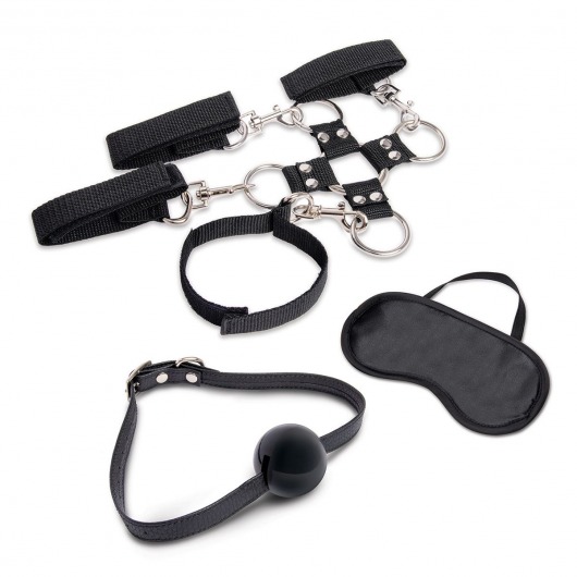 Набор для фиксации из 7 предметов Hogtie   Ball Gag Kit - Lux Fetish - купить с доставкой в Одинцово