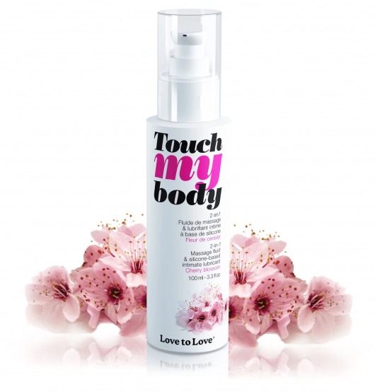 Силиконовый лубрикант 2-в-1 Touch My Body с ароматом вишнёвого цвета - 100 мл. - Love to Love - купить с доставкой в Одинцово