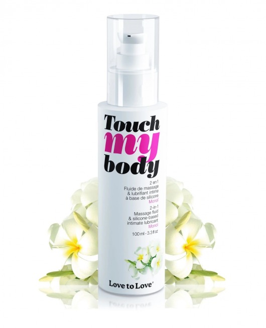 Силиконовый лубрикант 2-в-1 Touch My Body с ароматом моной - 100 мл. - Love to Love - купить с доставкой в Одинцово