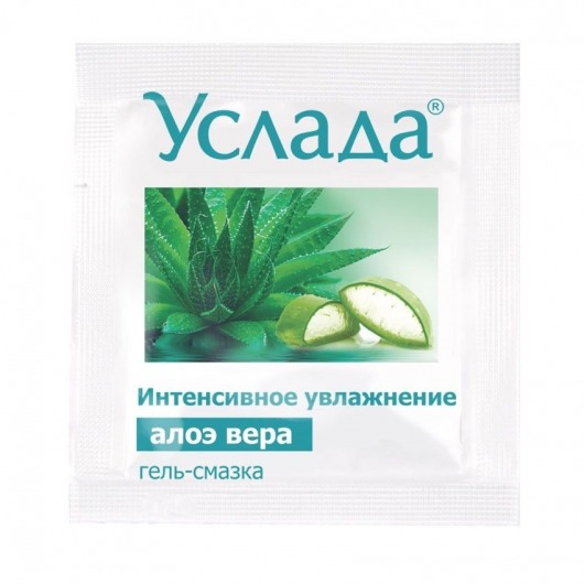 Гель-смазка «Услада с алоэ» - 3 гр. - Биоритм - купить с доставкой в Одинцово