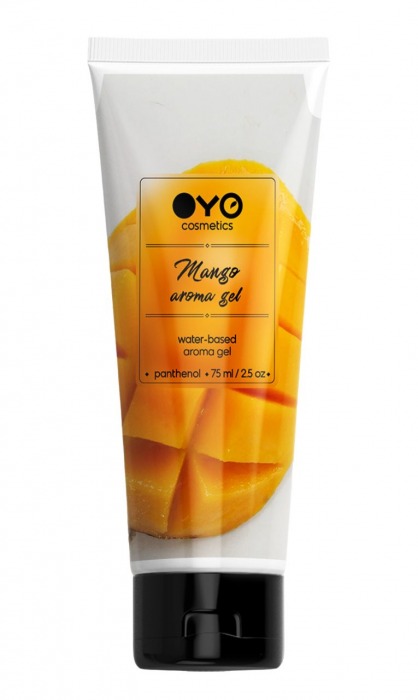 Лубрикант на водной основе OYO Aroma Gel Mango с ароматом манго - 75 мл. - OYO - купить с доставкой в Одинцово