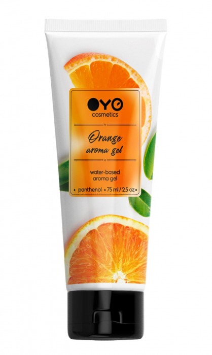 Лубрикант на водной основе OYO Aroma Gel Orange с ароматом апельсина - 75 мл. - OYO - купить с доставкой в Одинцово