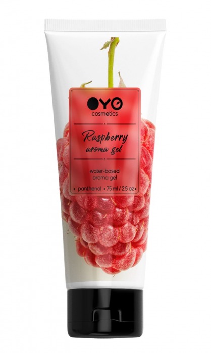 Лубрикант на водной основе OYO Aroma Gel Raspberry с ароматом малины - 75 мл. - OYO - купить с доставкой в Одинцово