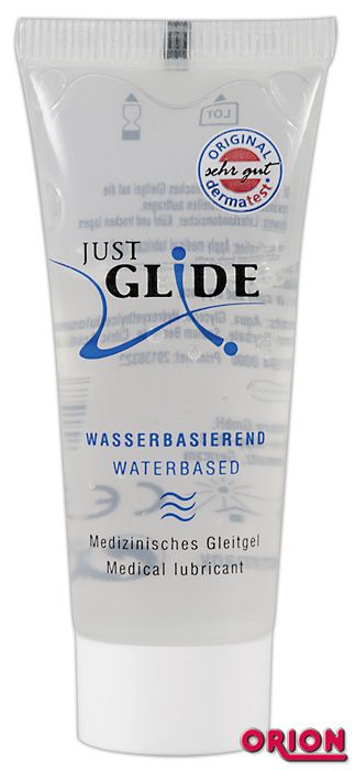 Вагинальная смазка на водной основе JUSTGLIDE - 20 мл. - Orion - купить с доставкой в Одинцово