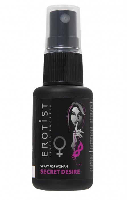 Возбуждающий спрей для женщин Erotist Secret Desire - 30 мл. - Erotist Libido Booster - купить с доставкой в Одинцово