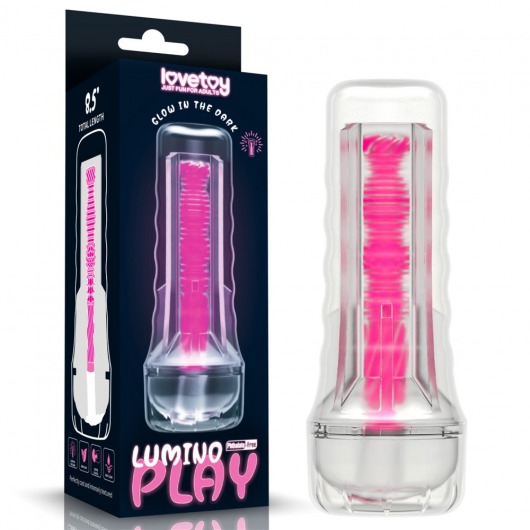 Светящийся в темноте мастурбатор 8.5 Lumino Play Masturbator - Lovetoy - в Одинцово купить с доставкой