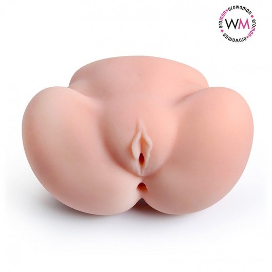 Реалистичный мастурбатор с двумя функциональными отверстиями - Erowoman-Eroman - в Одинцово купить с доставкой