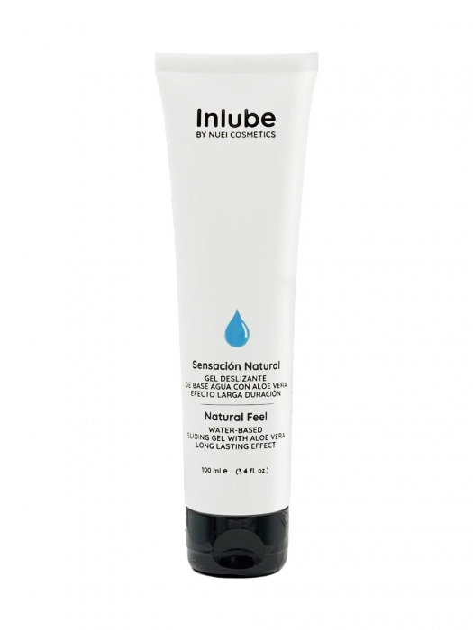 Интимный лубрикант с алоэ вера Inlube Natural Feel - 100 мл. - Nuei cosmetics - купить с доставкой в Одинцово