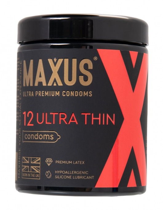 Ультратонкие презервативы MAXUS Ultra Thin - 12 шт. - Maxus - купить с доставкой в Одинцово