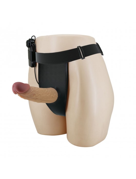 Полый вибрострапон на регулируемых трусиках Draven - 17,5 см. - Baile - купить с доставкой в Одинцово