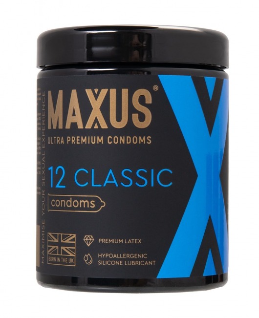 Классические презервативы MAXUS Classic - 12 шт. - Maxus - купить с доставкой в Одинцово