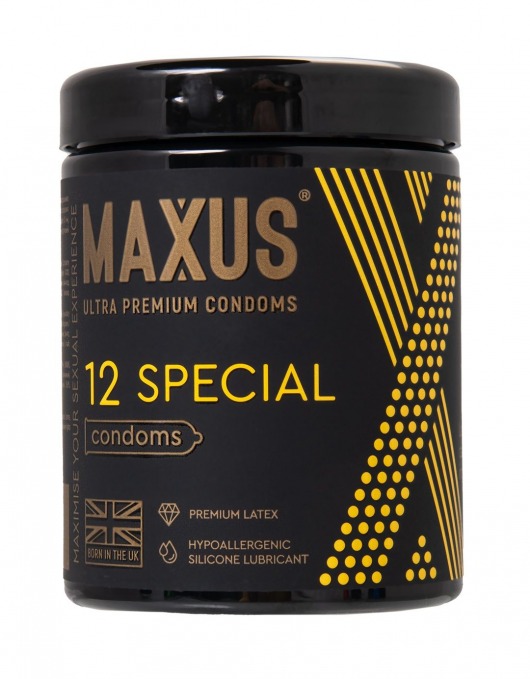 Презервативы с точками и рёбрами MAXUS Special - 12 шт. - Maxus - купить с доставкой в Одинцово