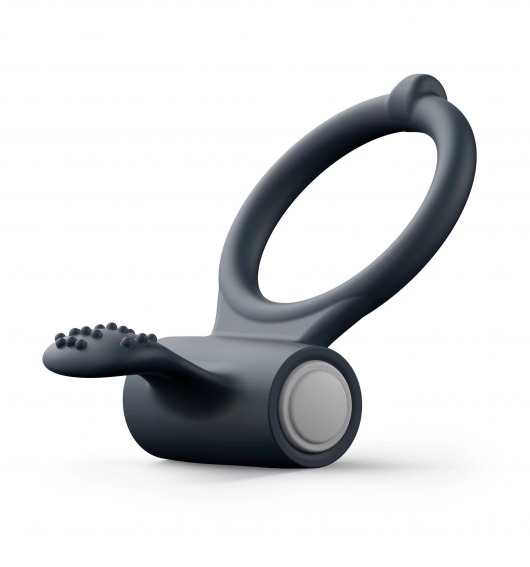 Черное эрекционное кольцо Power Clit - Dorcel - в Одинцово купить с доставкой