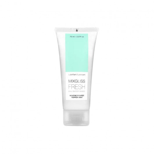Лубрикант с охлаждающим эффектом Mixgliss Fresh Pepper Mint - 70 мл. - Strap-on-me - купить с доставкой в Одинцово