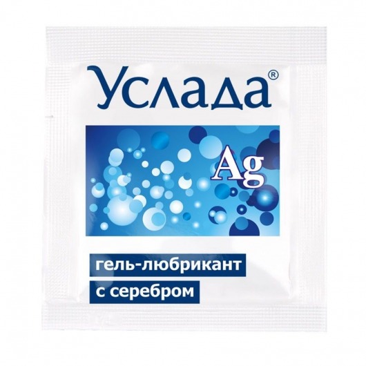 Гель-лубрикант «Услада с серебром» - 3 гр. - Биоритм - купить с доставкой в Одинцово