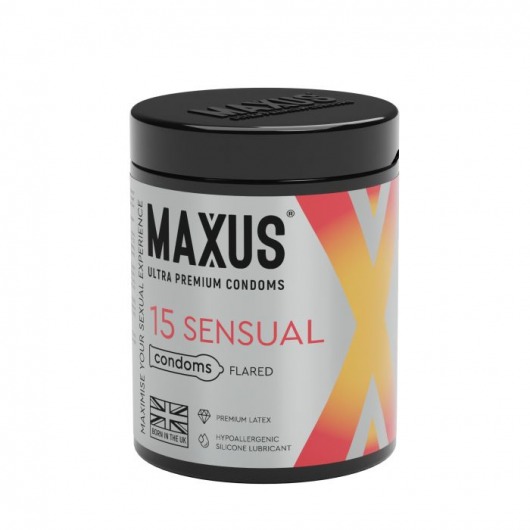 Анатомические презервативы MAXUS Sensual - 15 шт. - Maxus - купить с доставкой в Одинцово