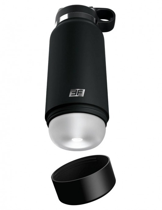 Черный мастурбатор в виде бутылки Fap Flask - Pipedream - в Одинцово купить с доставкой