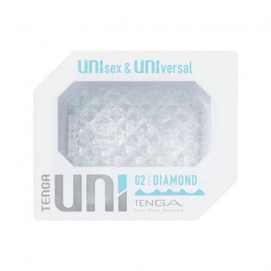 Прозрачный мастурбатор-стимулятор Tenga Uni Diamond - Tenga - в Одинцово купить с доставкой