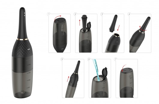 Автоматический анальный душ Aquarius - HOT planet - купить с доставкой в Одинцово