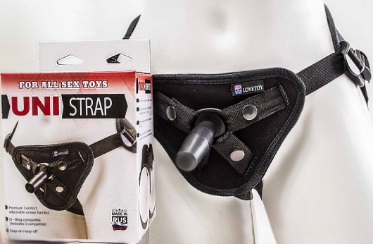 Универсальные трусики Harness UNI strap с корсетом - LOVETOY (А-Полимер) - купить с доставкой в Одинцово