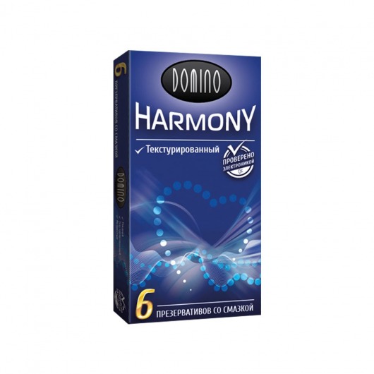 Текстурированные презервативы Domino Harmony - 6 шт. - Domino - купить с доставкой в Одинцово