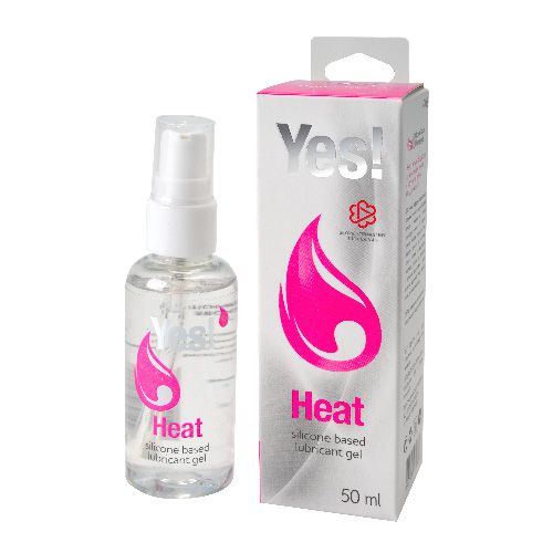 Возбуждающая силиконовая вагинальная смазка Yes Heat - 50 мл. - Sitabella - купить с доставкой в Одинцово