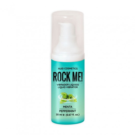 Жидкий вибратор Nuei Rock Me! с ароматом мяты - 20 мл. - Nuei cosmetics - купить с доставкой в Одинцово