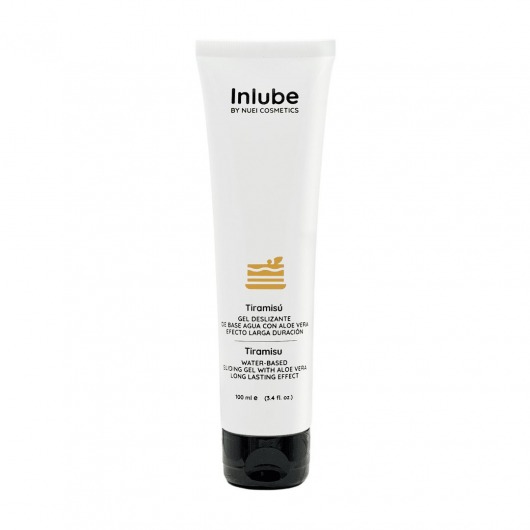 Водный лубрикант Nuei Inlube с алоэ вера и ароматом тирамису - 100 мл. - Nuei cosmetics - купить с доставкой в Одинцово