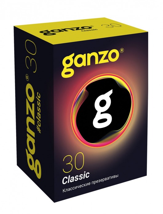 Классические презервативы с обильной смазкой Ganzo Classic - 30 шт. - Ganzo - купить с доставкой в Одинцово