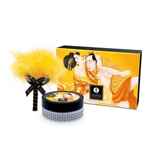 Массажная пудра с ароматом манго Luscious Mango - Shunga - купить с доставкой в Одинцово