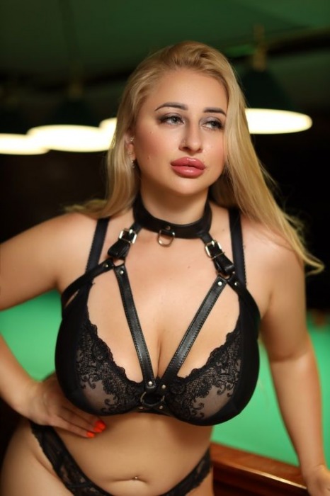 Черная кожаная сбруя с ошейником plus size из нежной кожи - БДСМ Арсенал - купить с доставкой в Одинцово
