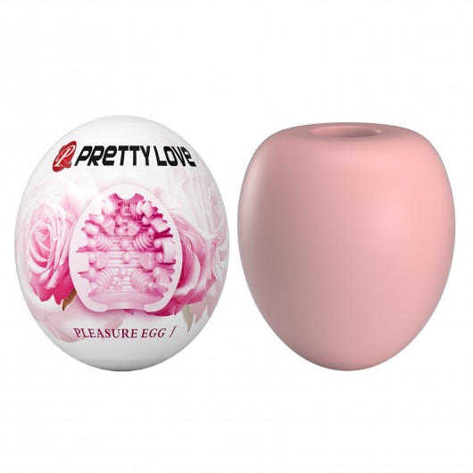 Розовый мастурбатор-яйцо Pleasure Egg I - Baile - в Одинцово купить с доставкой