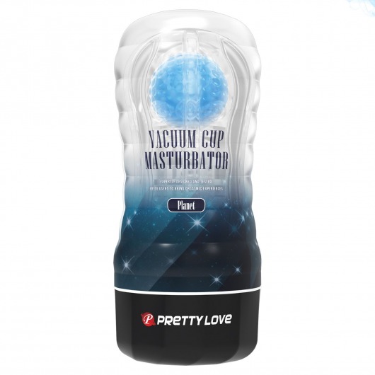 Прозрачный текстурированный мастурбатор Vacuum Cup Masturbator Planet - Baile - в Одинцово купить с доставкой
